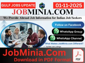 1 November 2025 JobMinia.Com PDF Live – Gulf Job Paper.